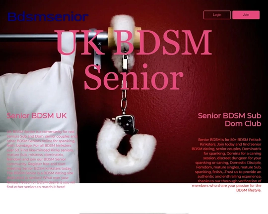 Senior BDSM UK Logo